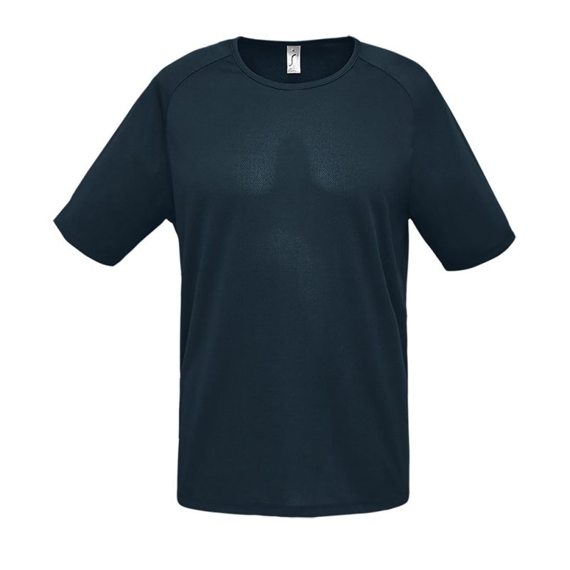 Camiseta Hombre Manga Raglán Sporty Sols - Azul Petróleo - Sols