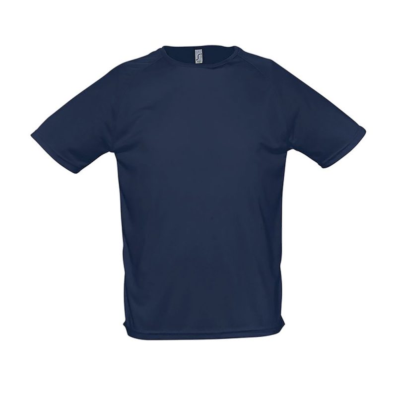 Camiseta Hombre Manga Raglán Sporty Sols - French Marino - Sols