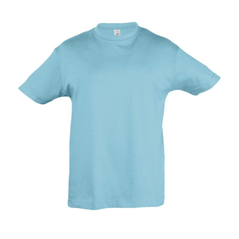 Camiseta Niño Cuello Redondo Regent Kids Sols - Azul Atolón - Sols