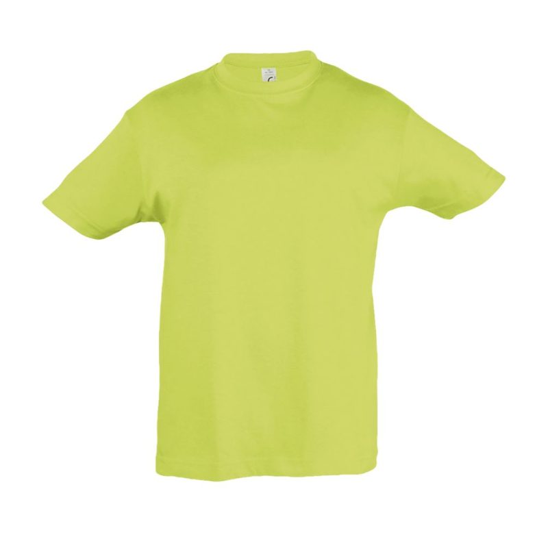 Camiseta Niño Cuello Redondo Regent Kids Sols - Verde Manzana - Sols