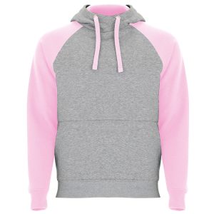 Sudadera Badet Roly - Gris vigore/rosa claro