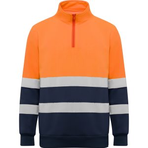 Sudadera Spica Roly - Marino/naranja fluor
