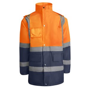 Parka Merak Roly - Marino/naranja fluor