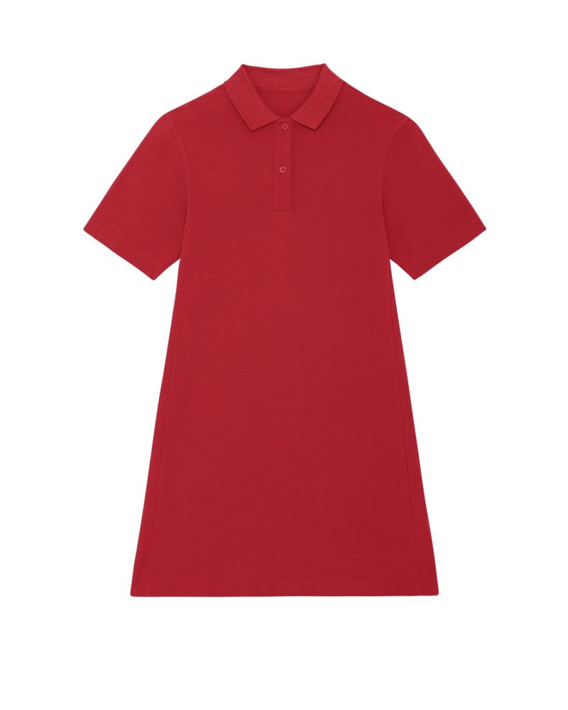 Vestido polo Paiger Stanley Stella - Red