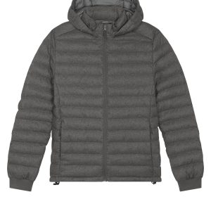 Chaqueta acolchada Voyager Wool-Like Stanley Stella - Deep Metal Heather Grey