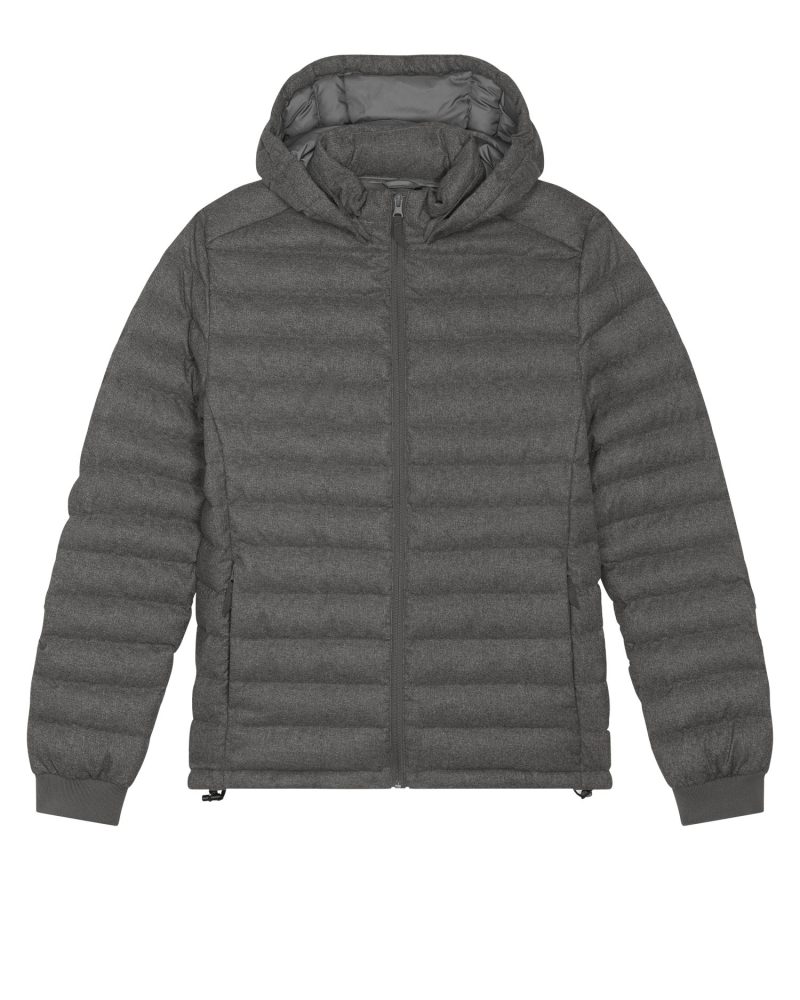 Chaqueta acolchada Voyager Wool-Like Stanley Stella - Deep Metal Heather Grey