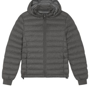 Chaqueta acolchada Voyager Wool-Like Stanley Stella - Deep Metal Heather Grey