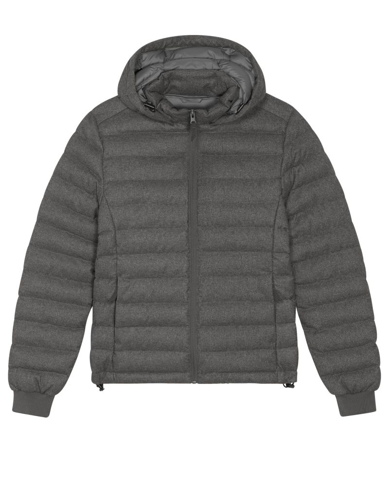 Chaqueta acolchada Voyager Wool-Like Stanley Stella - Deep Metal Heather Grey