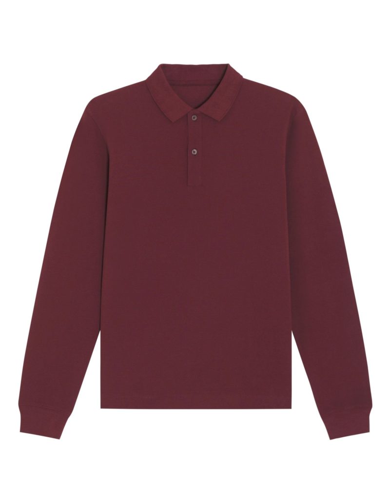 Polo Prepster Long Sleeve Stanley Stella - Burgundy