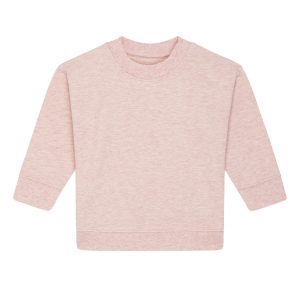 Sudadera de cuello redondo Baby Changer Stanley Stella - Cream Heather Pink