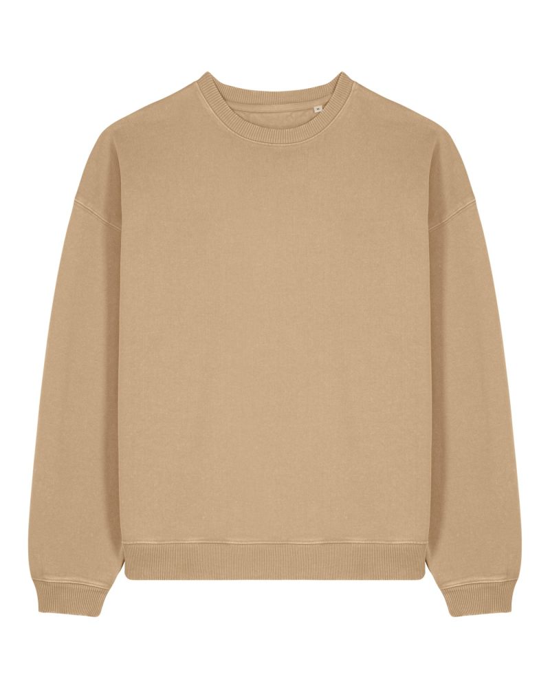 Sudadera de cuello redondo Radder 2.0 Vintage Stanley Stella - G. Dyed Latte