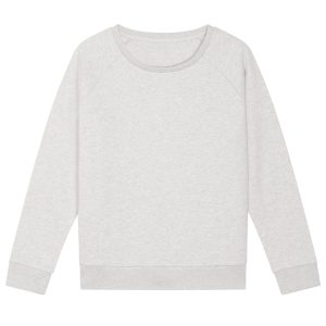 Sudadera de cuello redondo Dazzler Stanley Stella - Cream Heather Grey