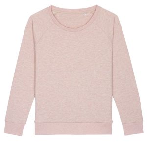 Sudadera de cuello redondo Dazzler Stanley Stella - Cream Heather Pink