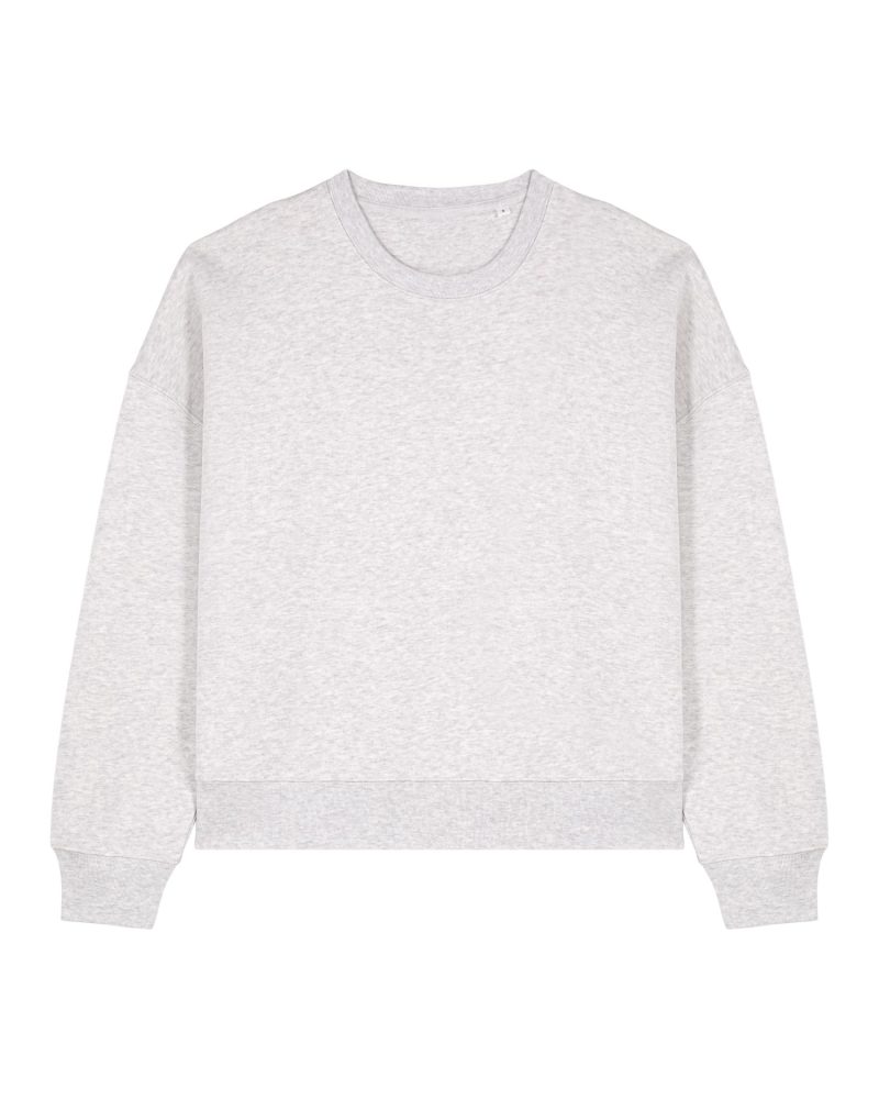 Sudadera de cuello redondo Alma Stanley Stella - Cool Heather Grey