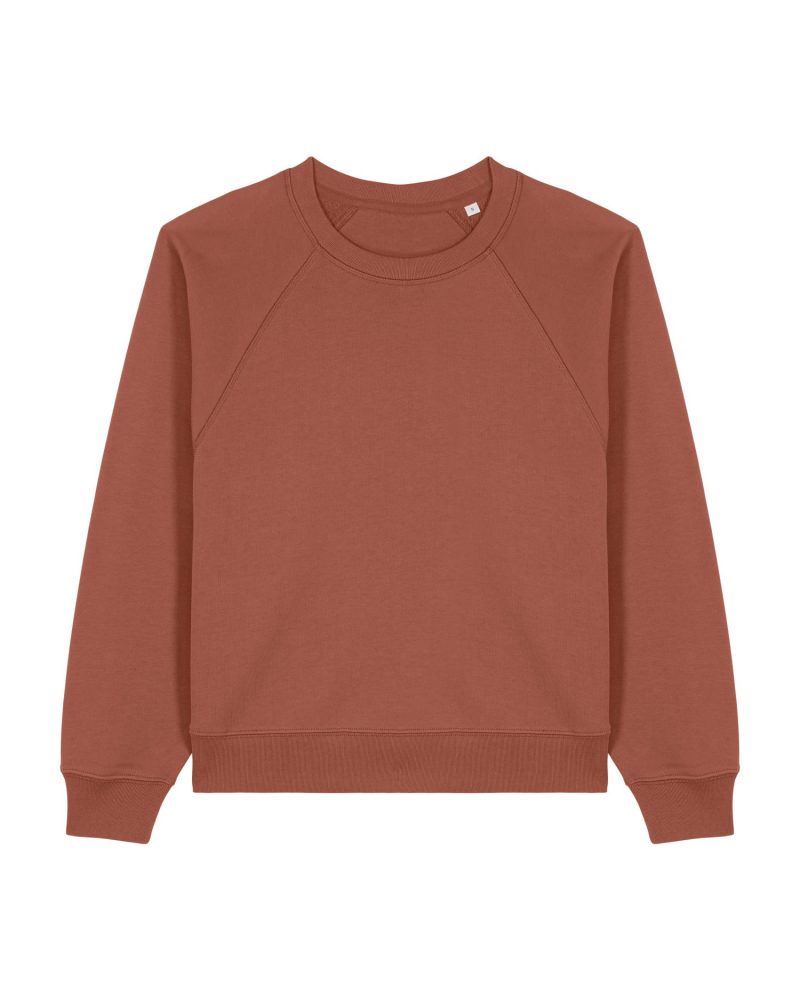 Sudadera de cuello redondo Clara Stanley Stella - Heritage Brown