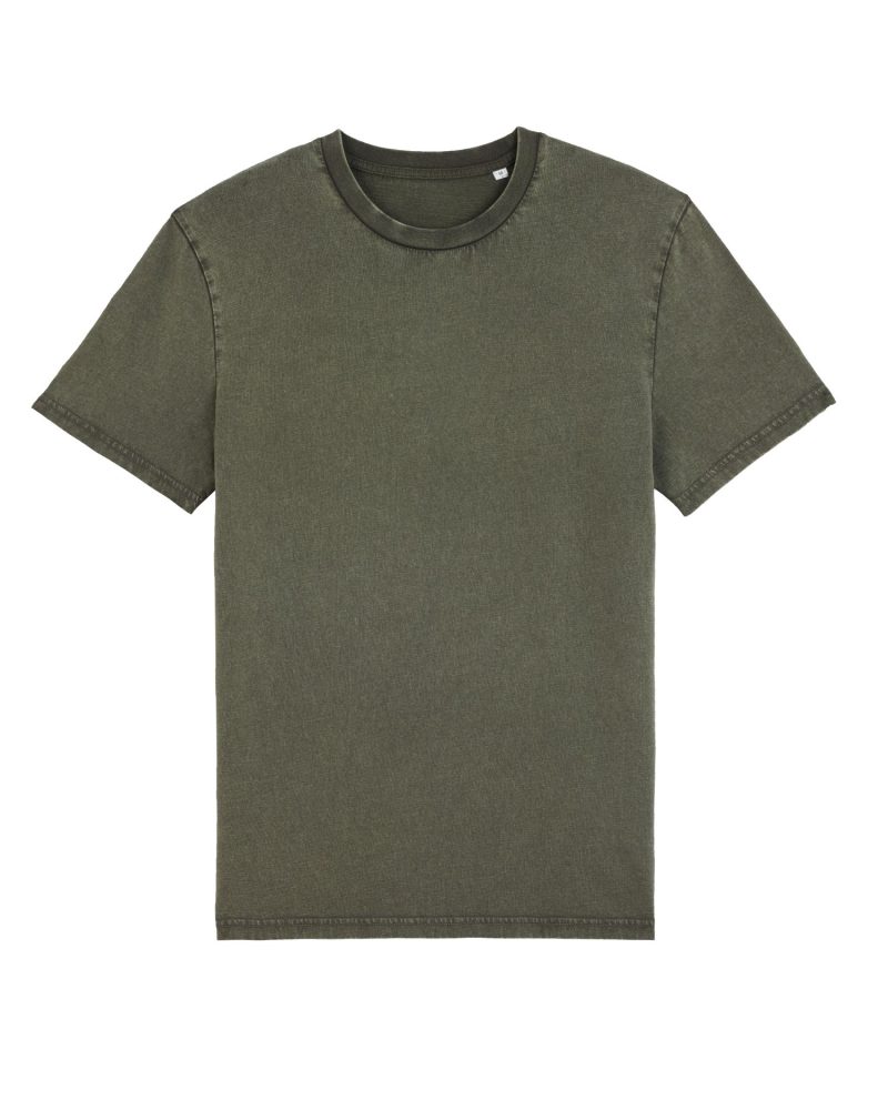 Camiseta Crafter Vintage Stanley Stella - G. Dyed Khaki
