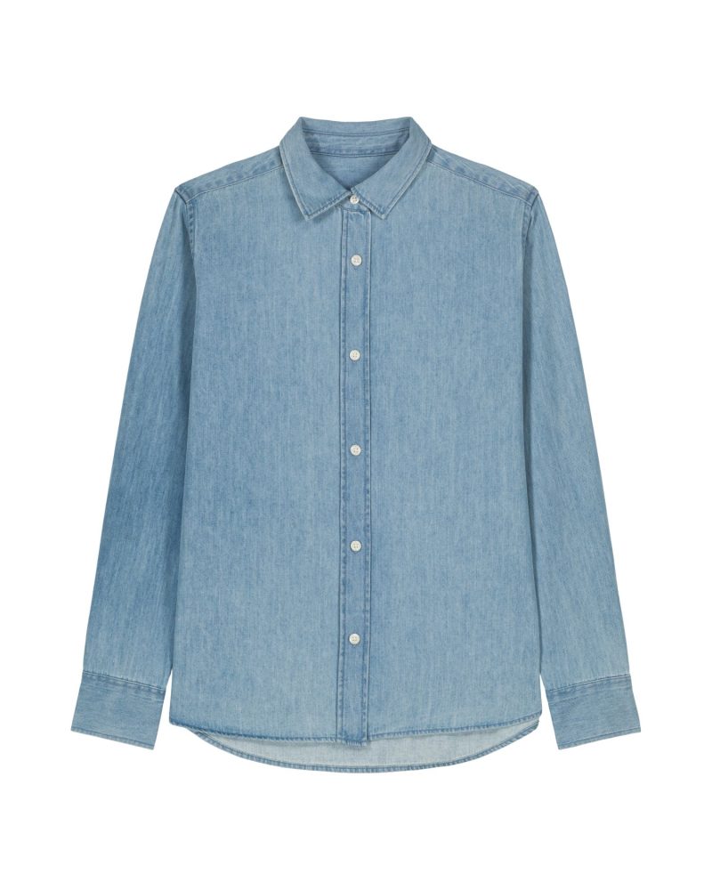 Camisa Denim Shirt Stanley Stella - Light Wash