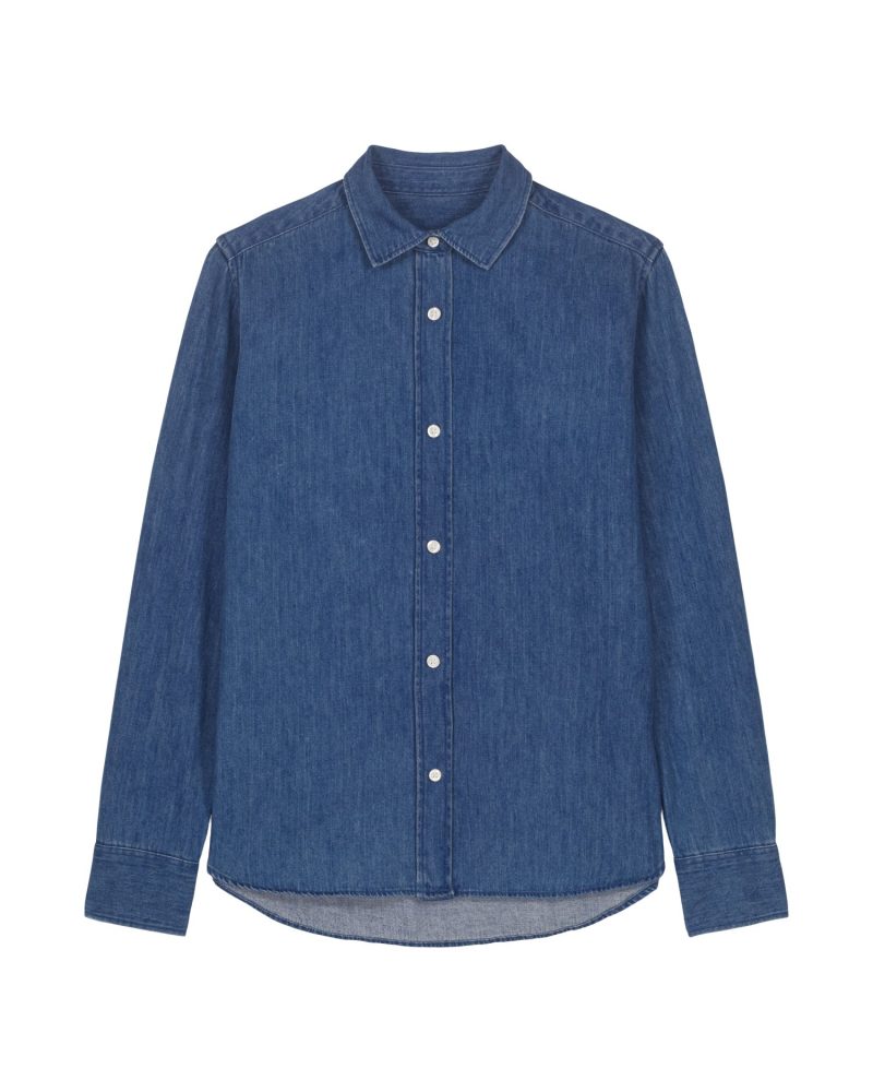 Camisa Denim Shirt Stanley Stella - Mid Wash