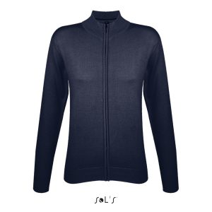 Chaqueta De Punto Con Cremallera Para Mujer Gordon Women Sols - Azul Marino - Sols