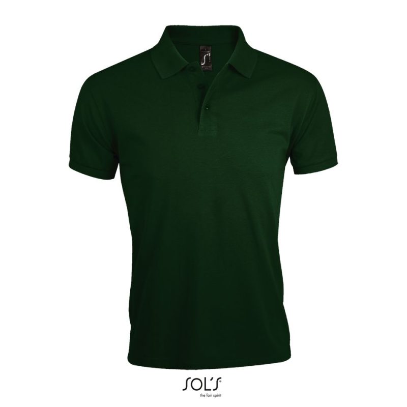 Polo De Polialgodón Para Hombre Prime Men Sols - Verde Botella - Sols