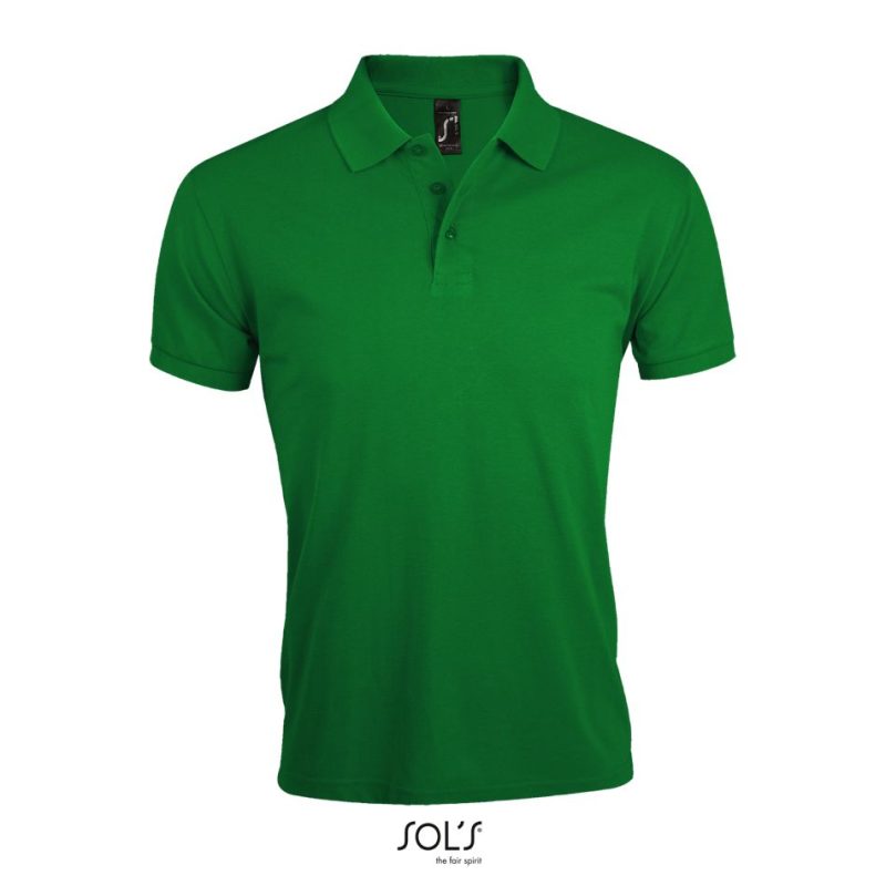 Polo De Polialgodón Para Hombre Prime Men Sols - Verde Pradera - Sols