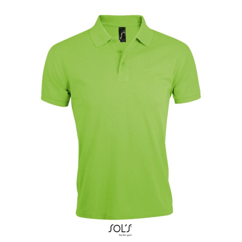 Polo De Polialgodón Para Hombre Prime Men Sols - Verde Manzana - Sols