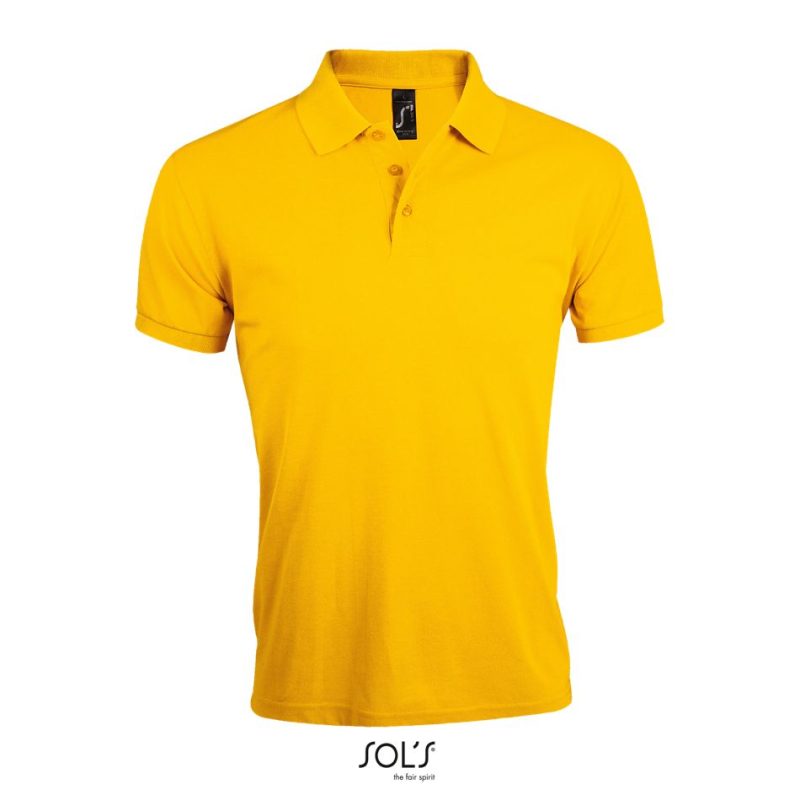 Polo De Polialgodón Para Hombre Prime Men Sols - Amarillo - Sols