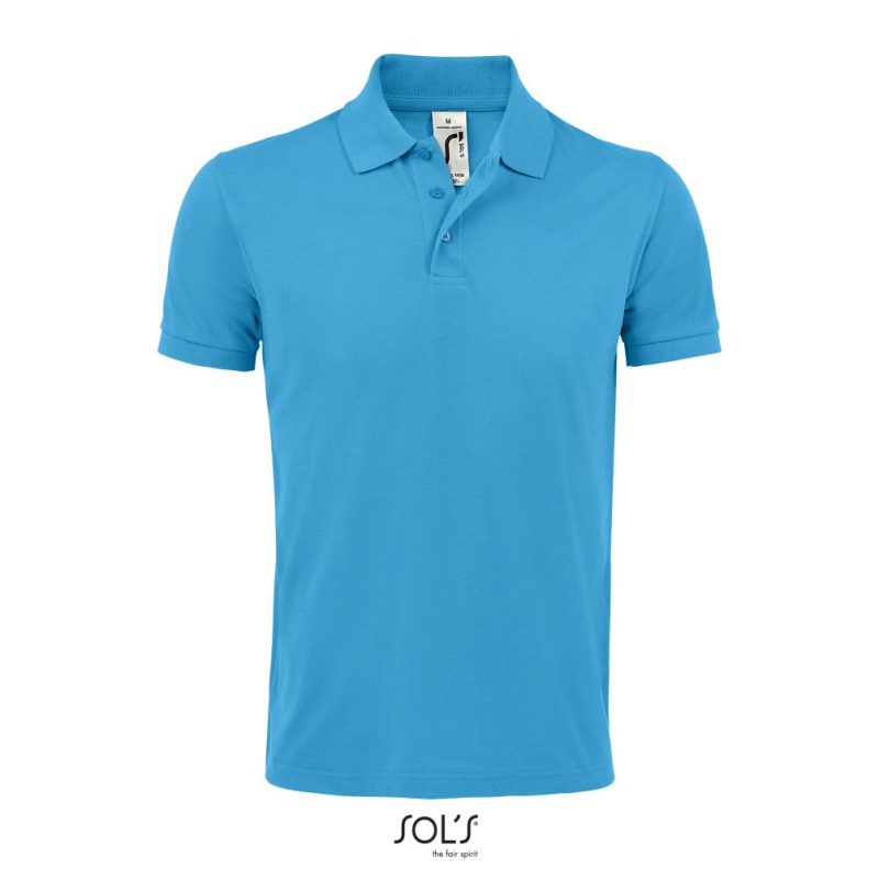 Polo De Polialgodón Para Hombre Prime Men Sols - Aqua - Sols