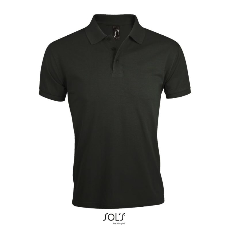 Polo De Polialgodón Para Hombre Prime Men Sols - Gris Oscuro - Sols