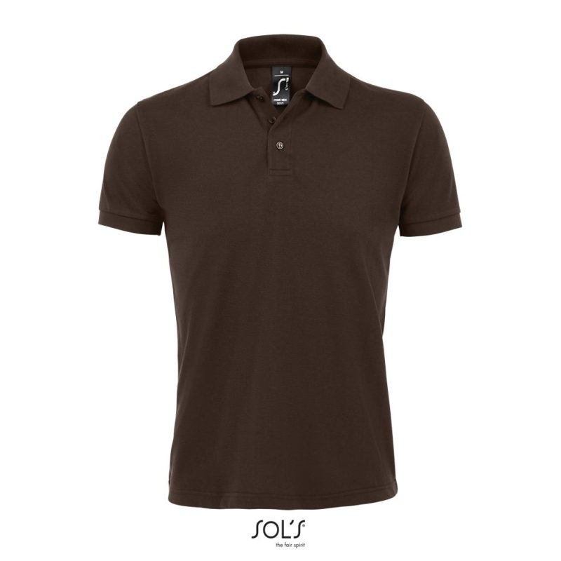 Polo De Polialgodón Para Hombre Prime Men Sols - Chocolate - Sols