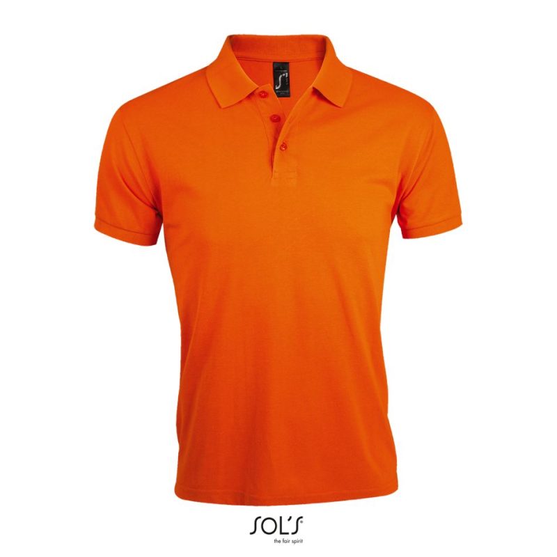 Polo De Polialgodón Para Hombre Prime Men Sols - Naranja - Sols