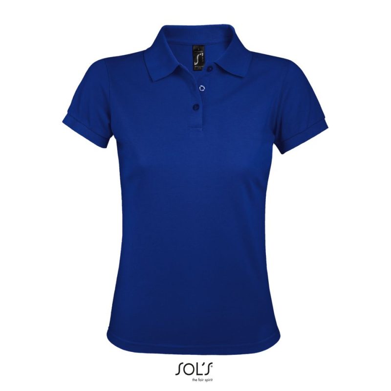 Polo De Polialgodón Para Mujer Prime Women Sols - Azul Royal - Sols