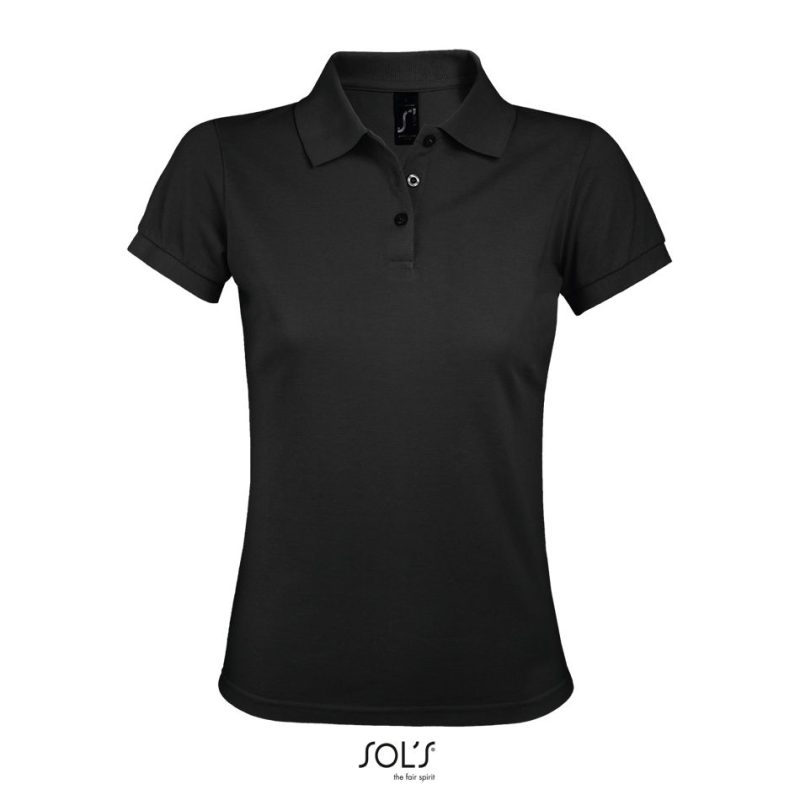 Polo De Polialgodón Para Mujer Prime Women Sols - Gris Oscuro - Sols
