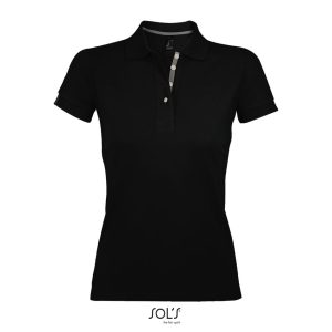 Polo Mujer Portland Women Sols - Negro - Sols