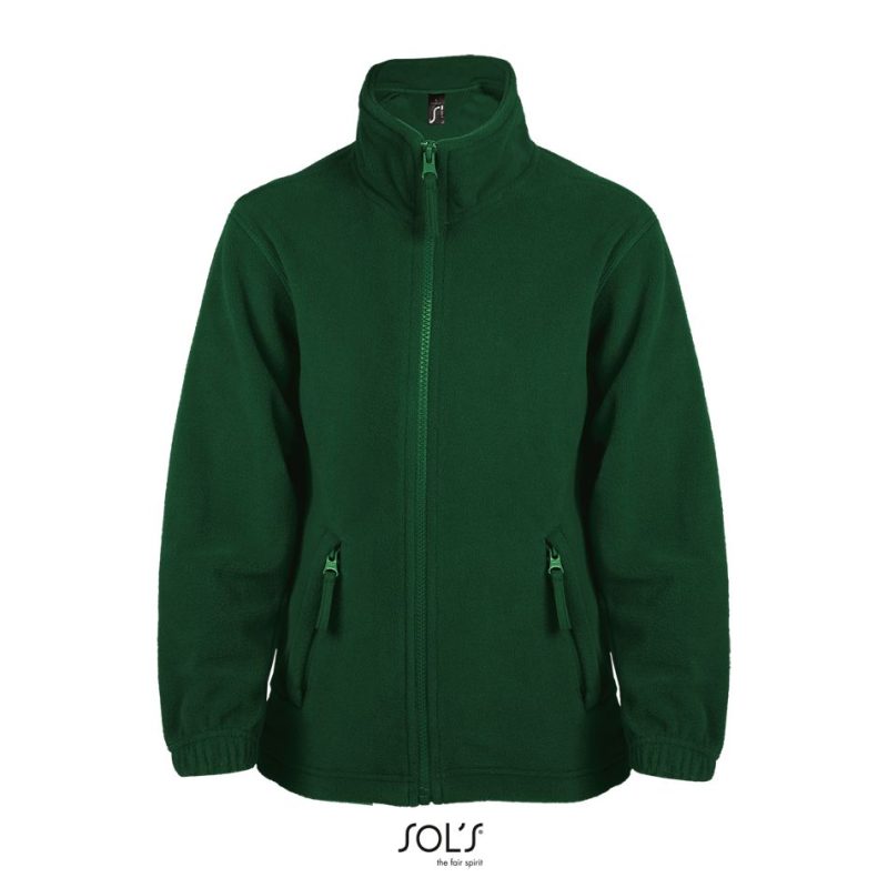 Chaqueta Polar Con Cremallera Para Niño North Kids Sols - Verde Pino - Sols
