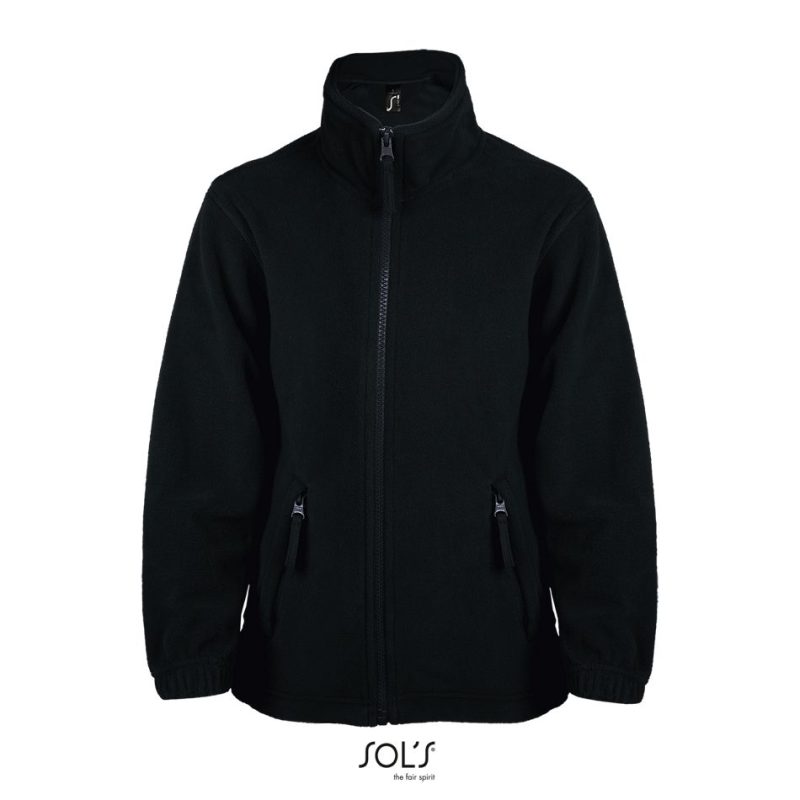 Chaqueta Polar Con Cremallera Para Niño North Kids Sols - Negro - Sols