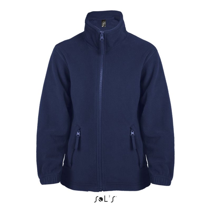 Chaqueta Polar Con Cremallera Para Niño North Kids Sols - Azul Marino - Sols