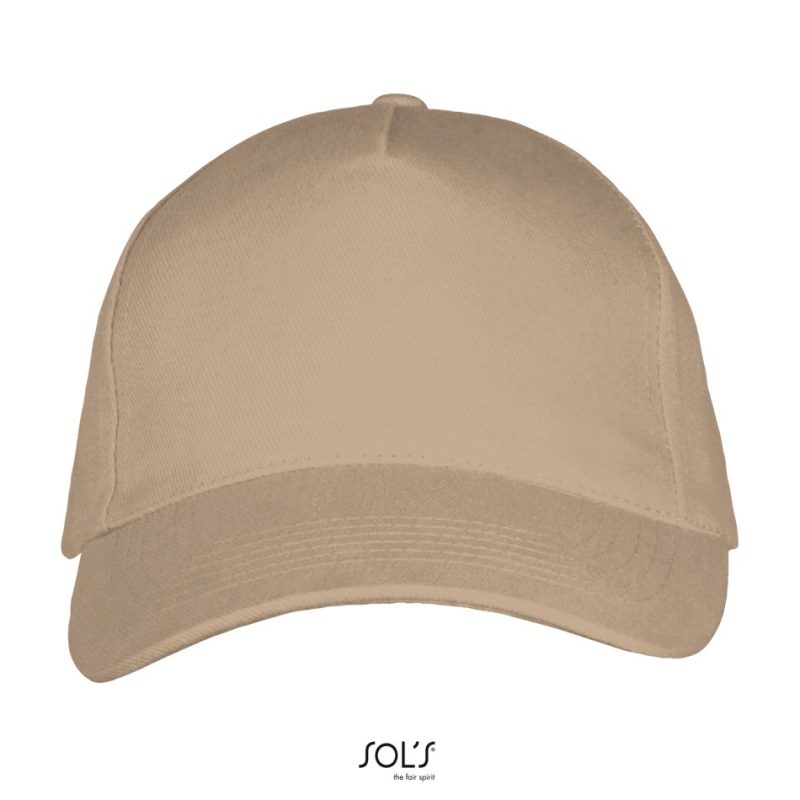 Gorra 5 Paneles Long Beach Sols - Beige - Sols