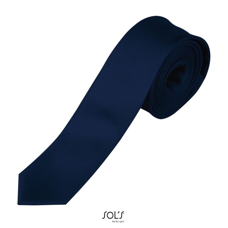 Corbata Estrecha Gatsby Sols - French Marino - Sols