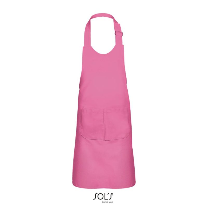 Delantal Niño Con Bolsillo Gala Kids Sols - Rosa Orquídea - Sols