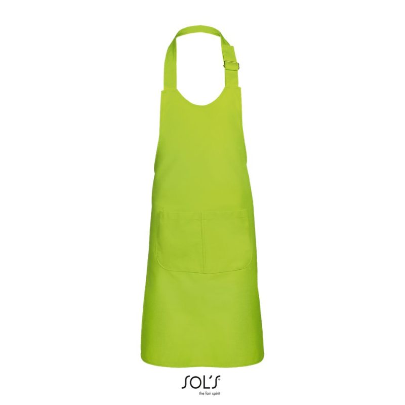 Delantal Niño Con Bolsillo Gala Kids Sols - Verde Manzana - Sols