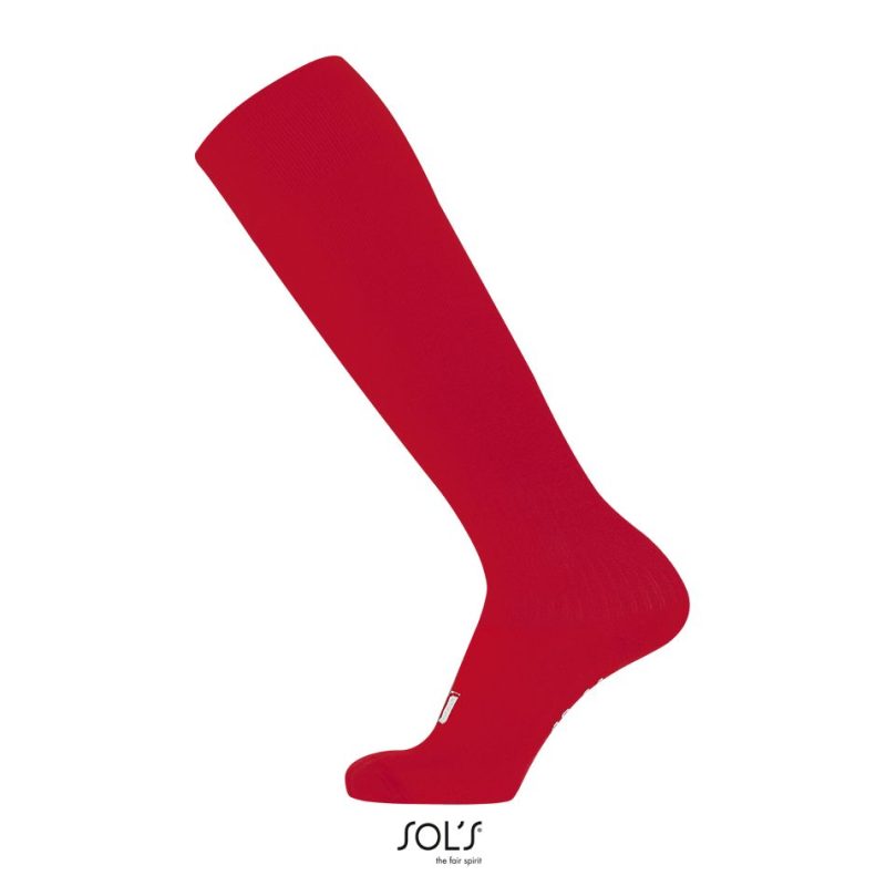 Calcetines De Fútbol Para Adulto Y Niño Soccer Sols - Rojo - Sols