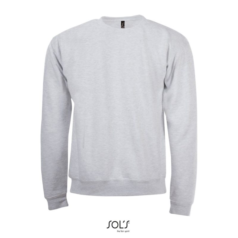 Sudadera De Hombre De Cuello Redondo Spider Sols - Ash - Sols