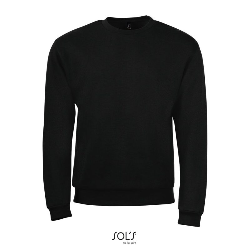 Sudadera De Hombre De Cuello Redondo Spider Sols - Negro - Sols