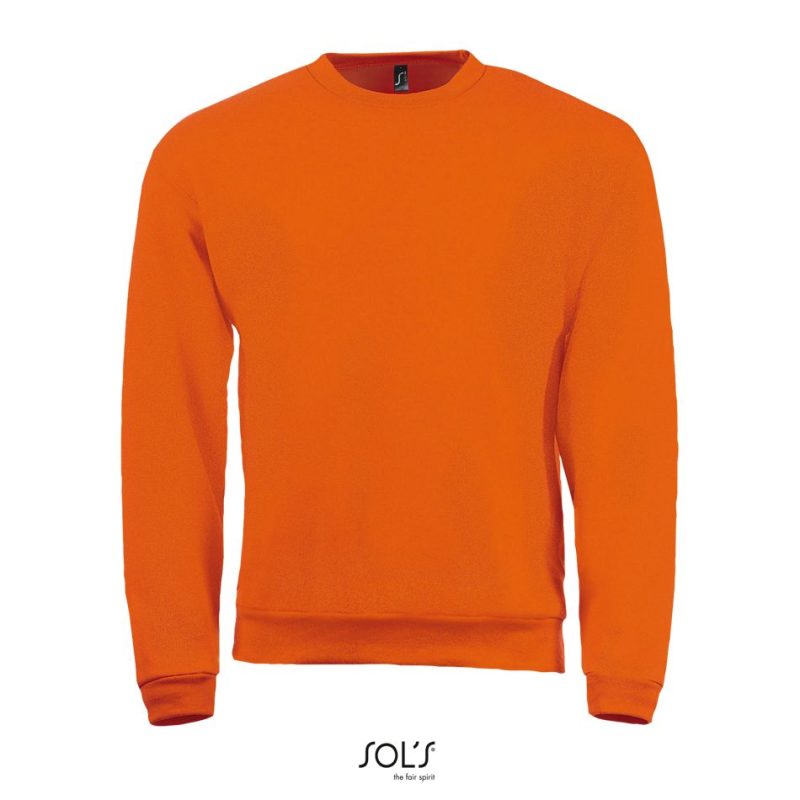 Sudadera De Hombre De Cuello Redondo Spider Sols - Naranja - Sols