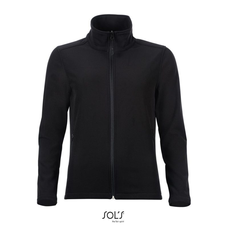 Softshell Con Cremallera Para Mujer Race Women Sols - Negro - Sols