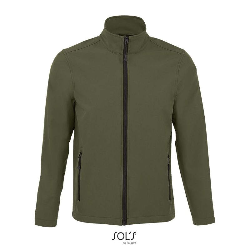 Softshell Con Cremallera Para Hombre Race Men Sols - Army - Sols