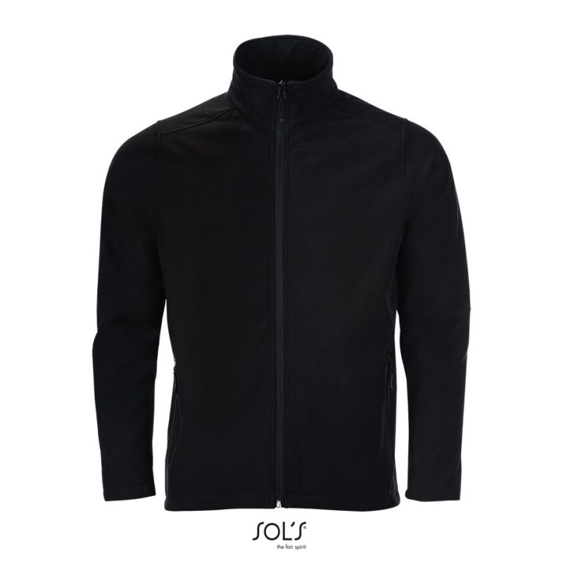 Softshell Con Cremallera Para Hombre Race Men Sols - Negro - Sols