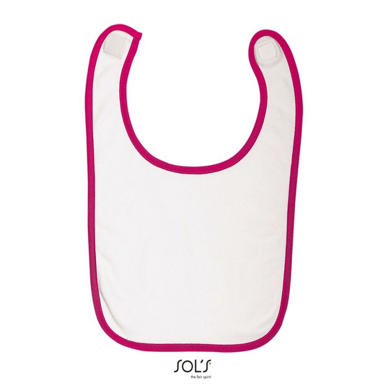 Babero De Bebé Babib Sols - Blanco Fucsia - Sols