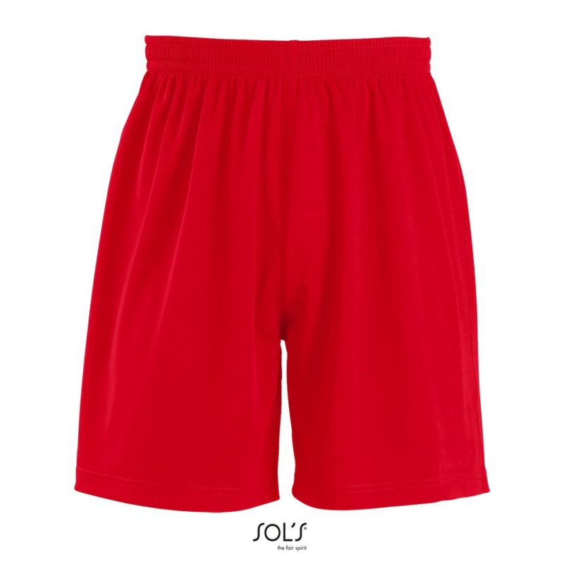 Pantalones Cortos Básicos De Adulto San Siro 2 Sols - Rojo - Sols